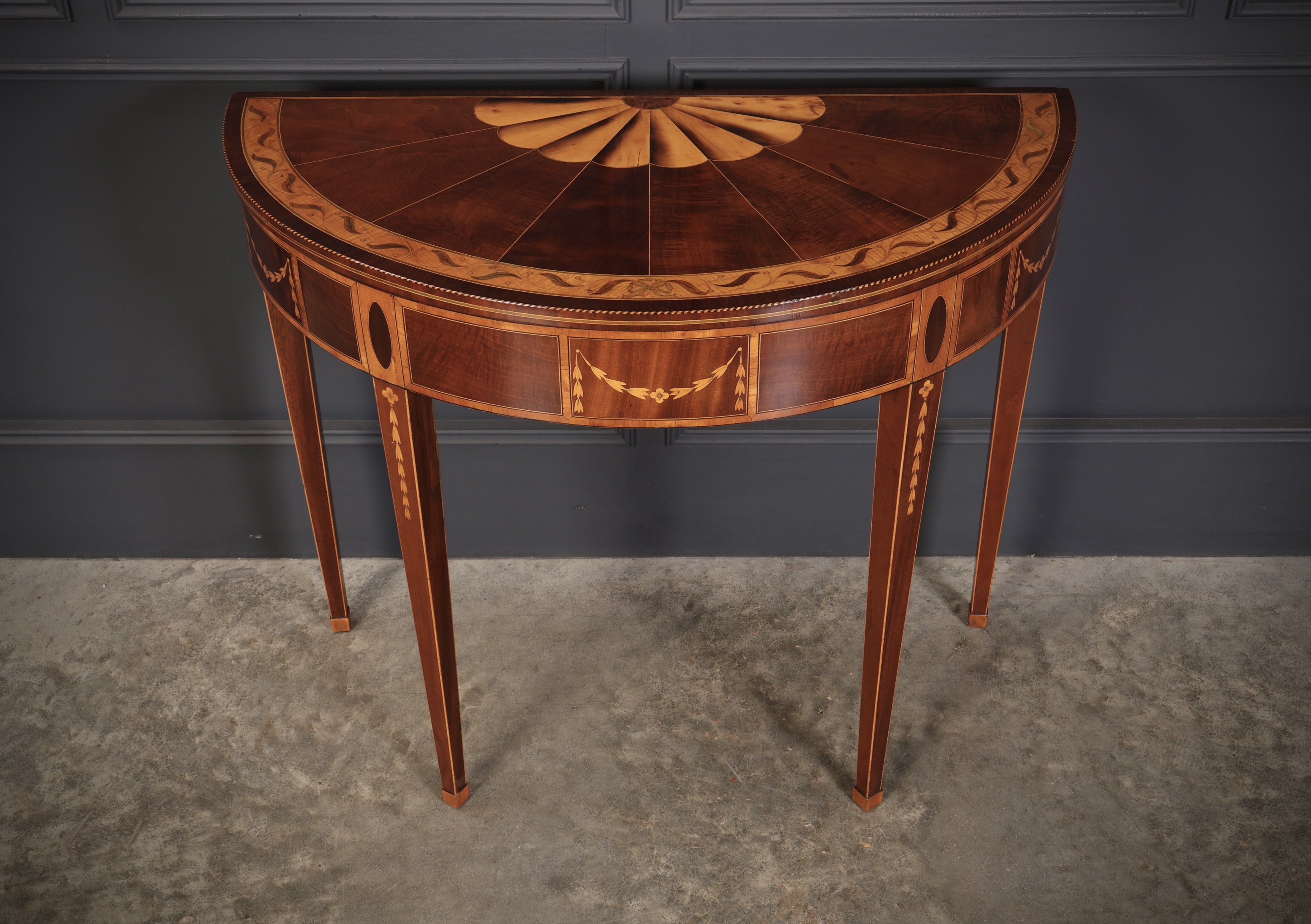 Rare 18th Century Marquetry Inlaid Tea Table - Image 4